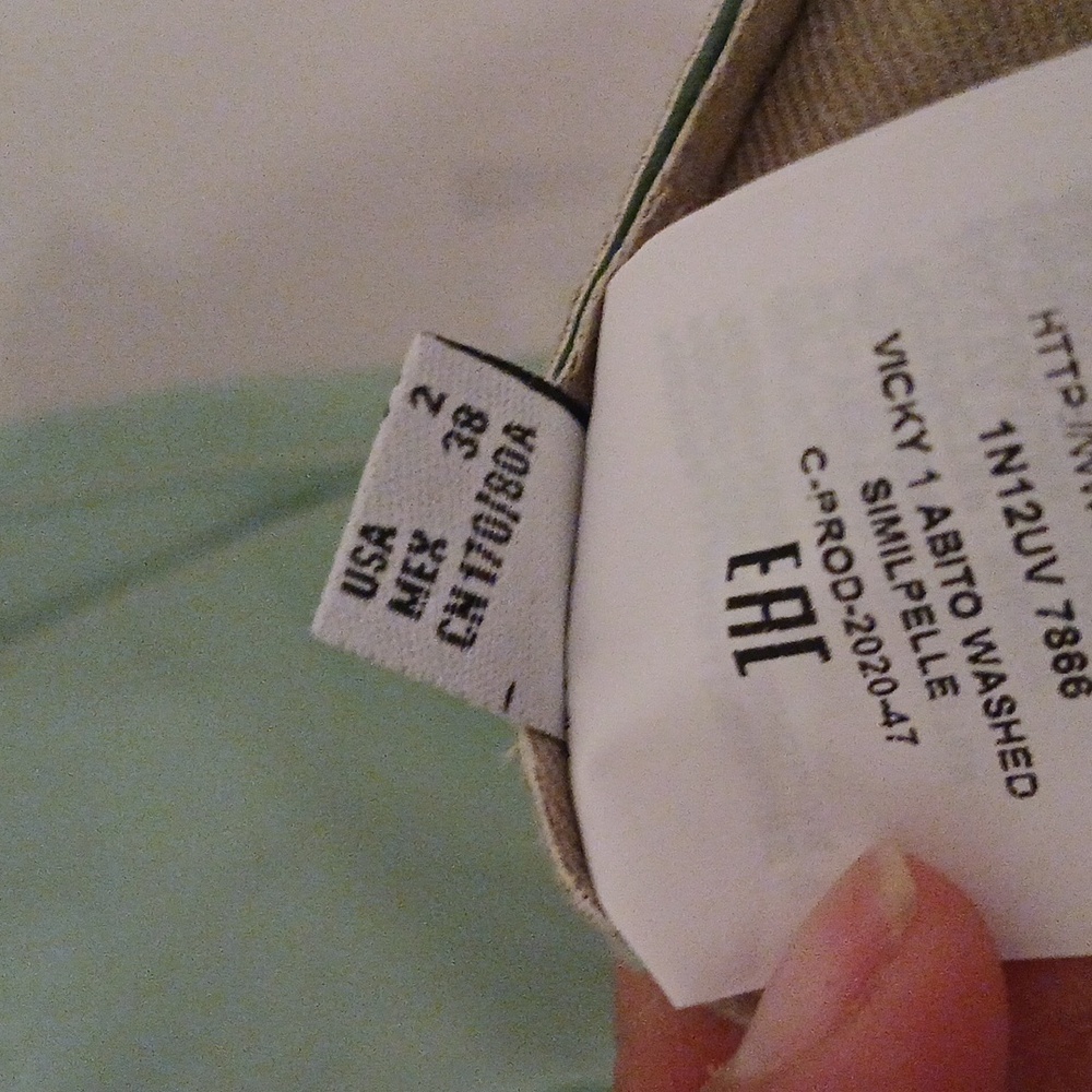 Pinko Mint Green V-Neck Dress - Picture 13 of 14